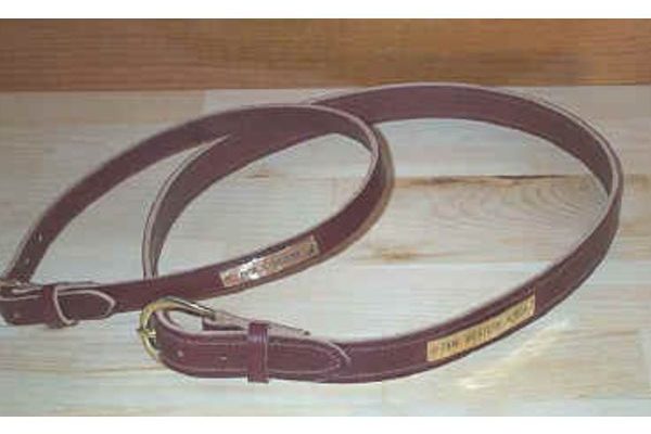 Kentucky Name Plate Belt – C&W Western Horse